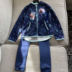 Disney Frozen II 2 Pcs Zip Hoodie & Pants Set